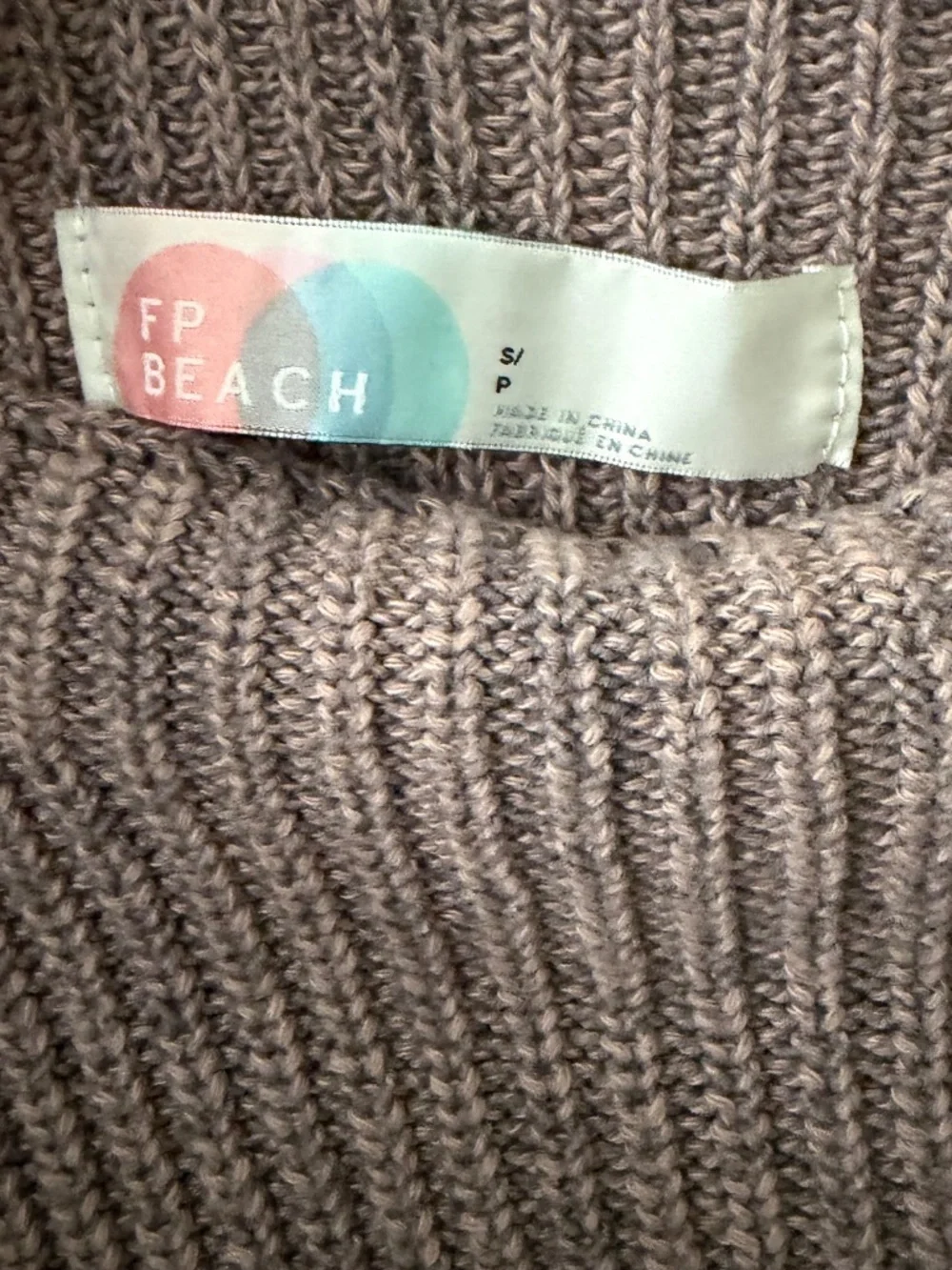 Free People Freya Sweater Set - Taupe- Size Small - Picture 5 of 10